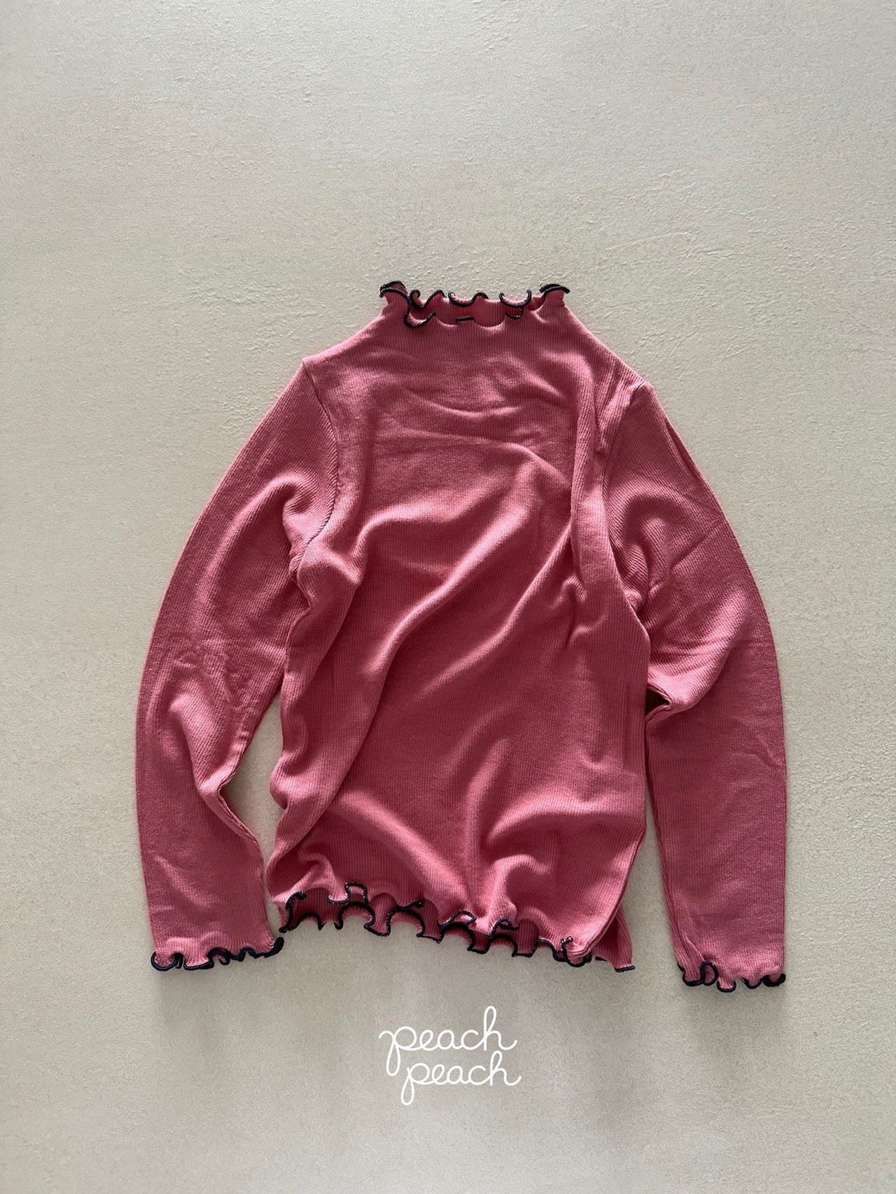 ［peach peach］Color mellow tops