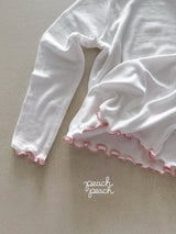 ［peach peach］Color mellow tops