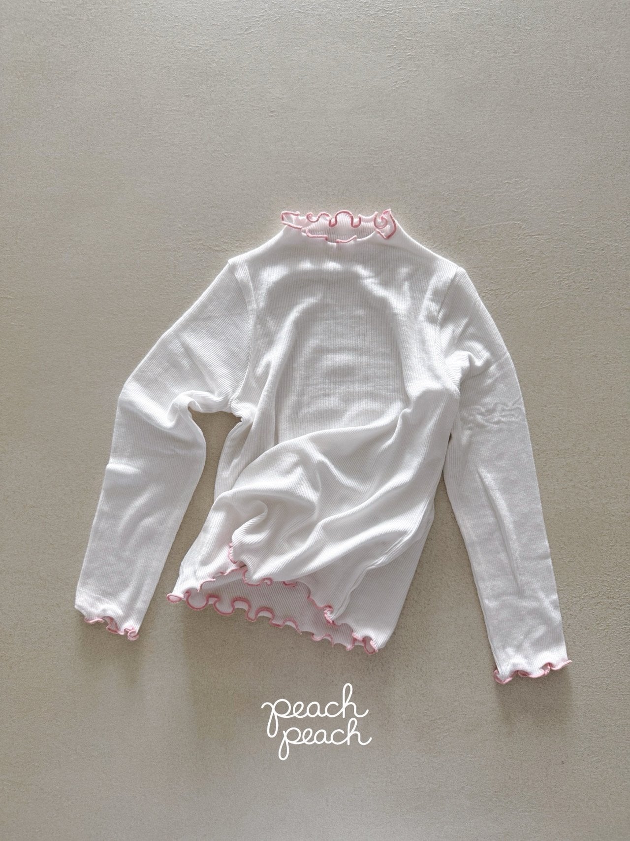 ［peach peach］Color mellow tops