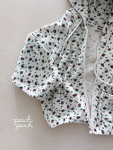 ［peach peach］Rossie waffle hoodie
