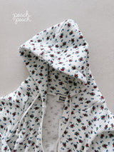 ［peach peach］Rossie waffle hoodie
