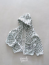 ［peach peach］Rossie waffle hoodie