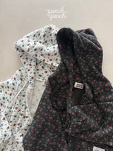 ［peach peach］Rossie waffle hoodie