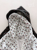 ［peach peach］Rossie waffle hoodie