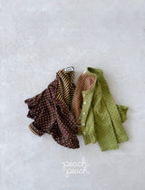 ［peach peach］Caramel dot cardigan
