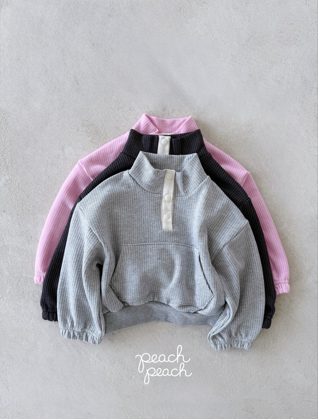 ［peach peach］Egg anorak mtm