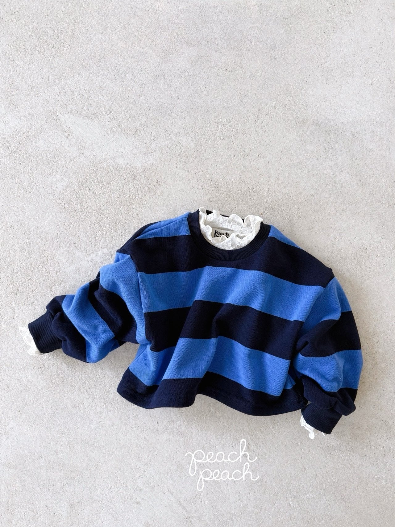 ［peach peach］Rommy stripe mtm