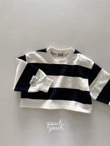 ［peach peach］Rommy stripe mtm