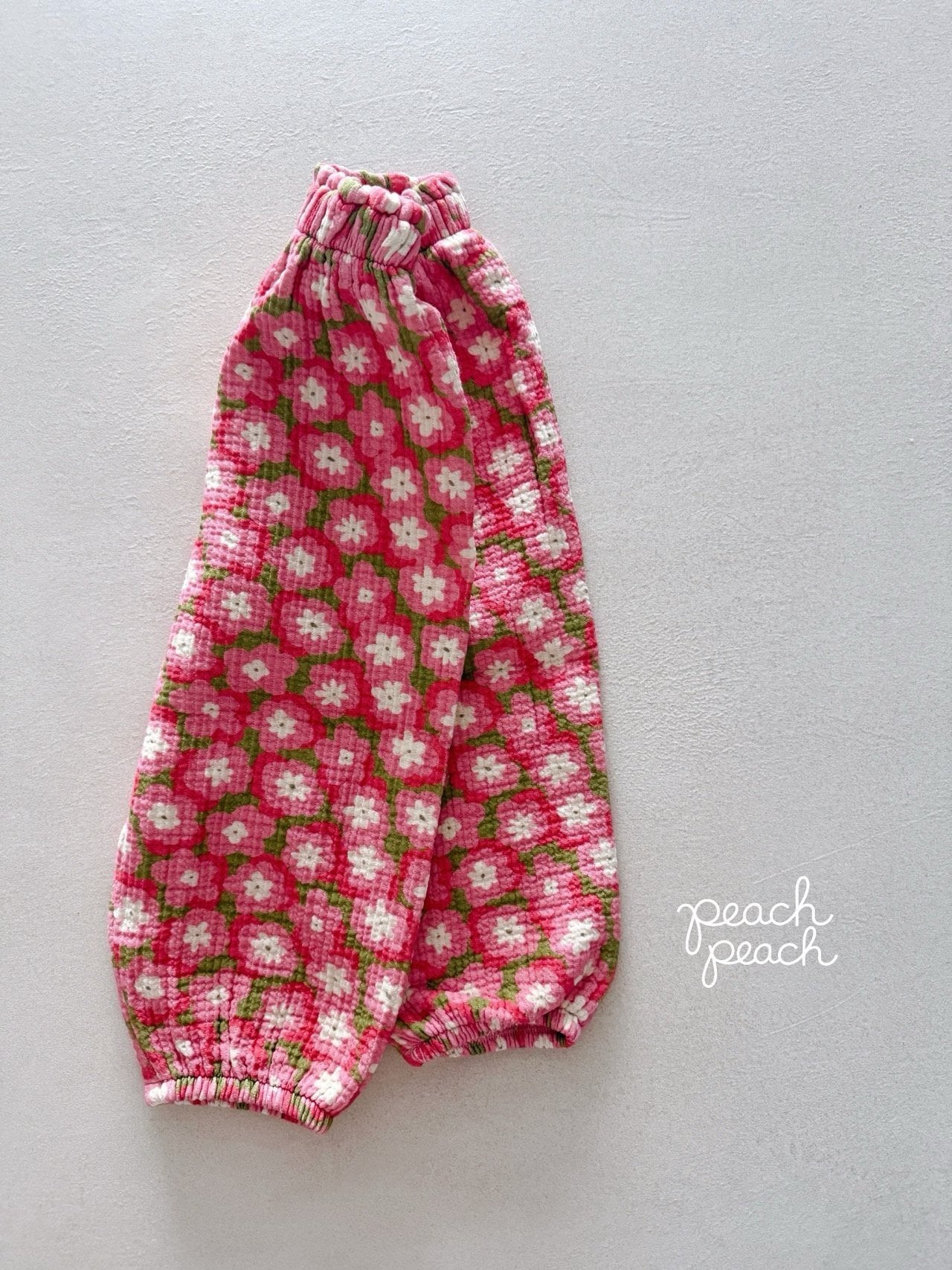［peach peach］Flower bonbon pants