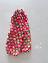 ［peach peach］Flower bonbon pants