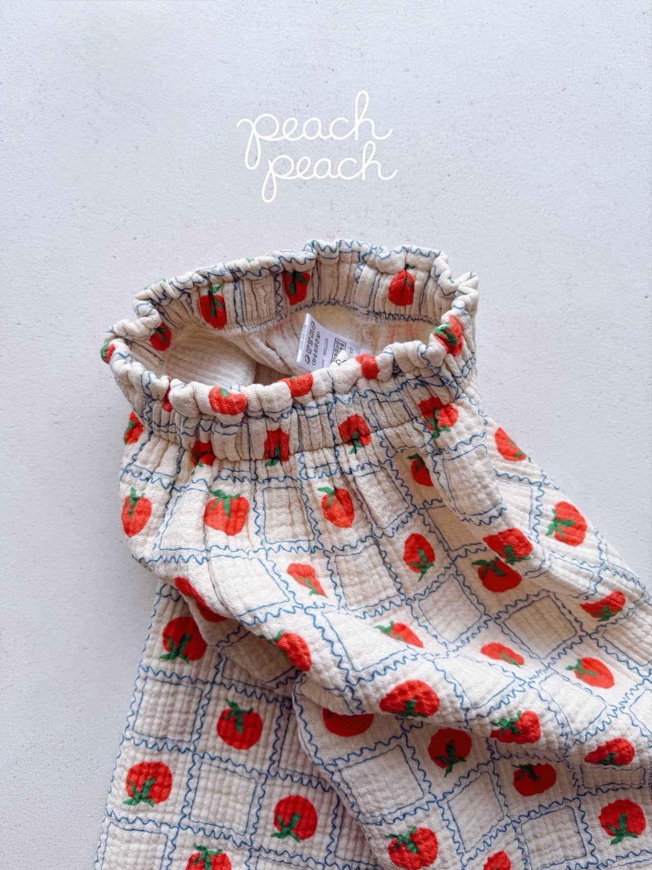 ［peach peach］Tomato bonbon pants