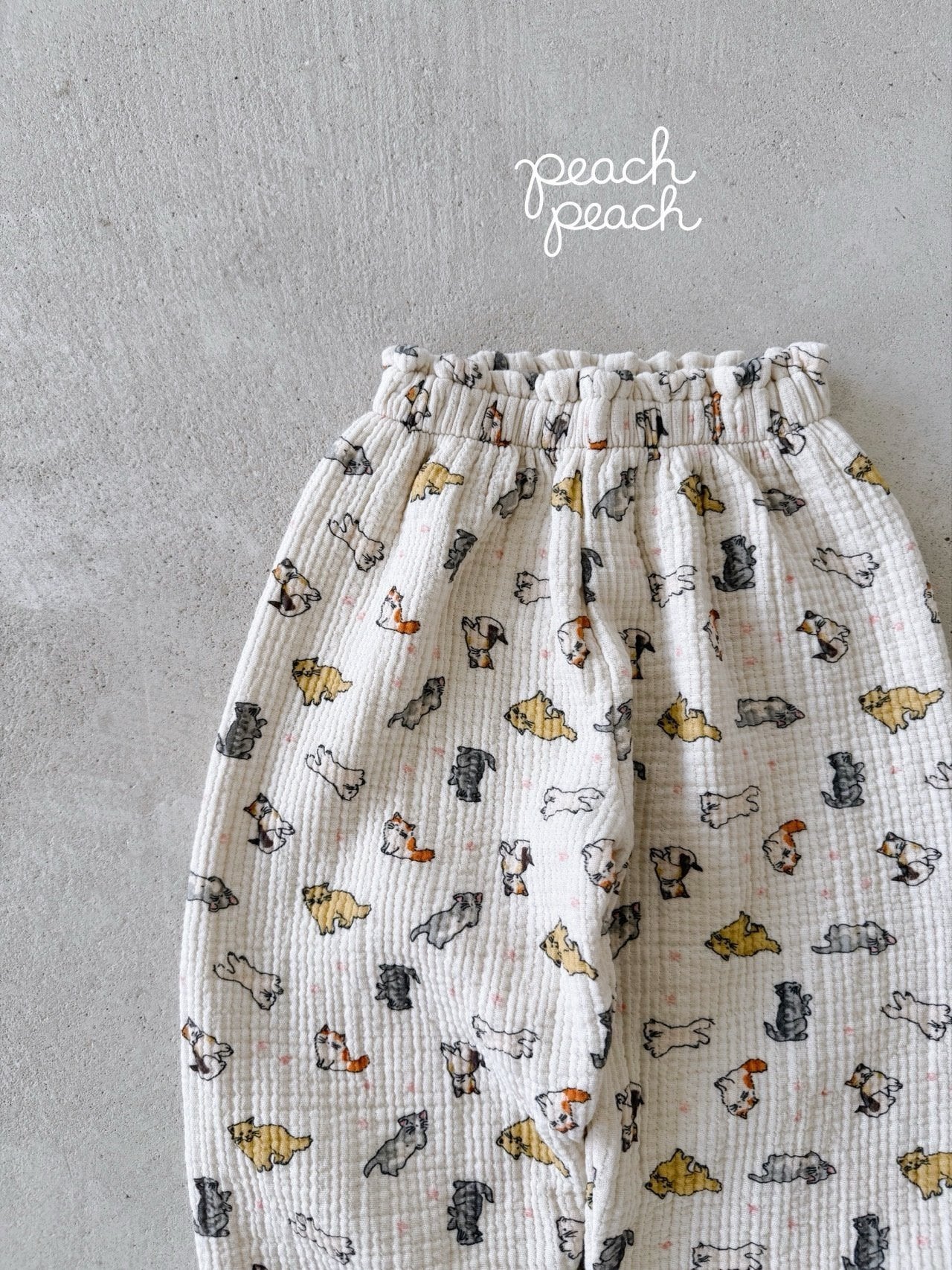 ［peach peach］Meow bonbon pants