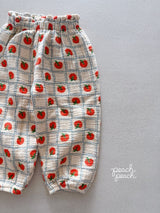 ［peach peach］Tomato bonbon pants