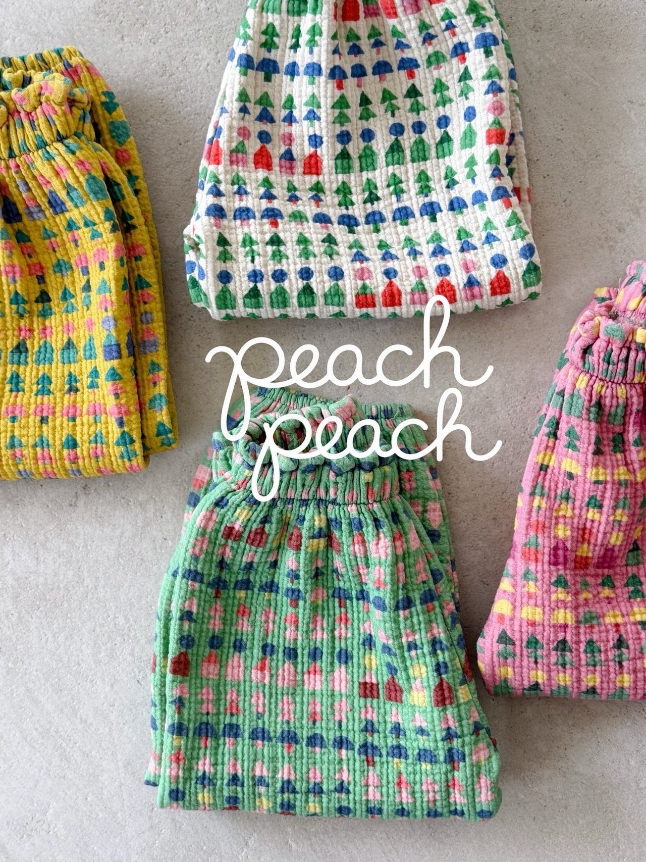 ［peach peach］Tree bonbon pants