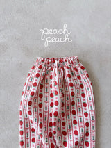 ［peach peach］Strawberry bonbon pants
