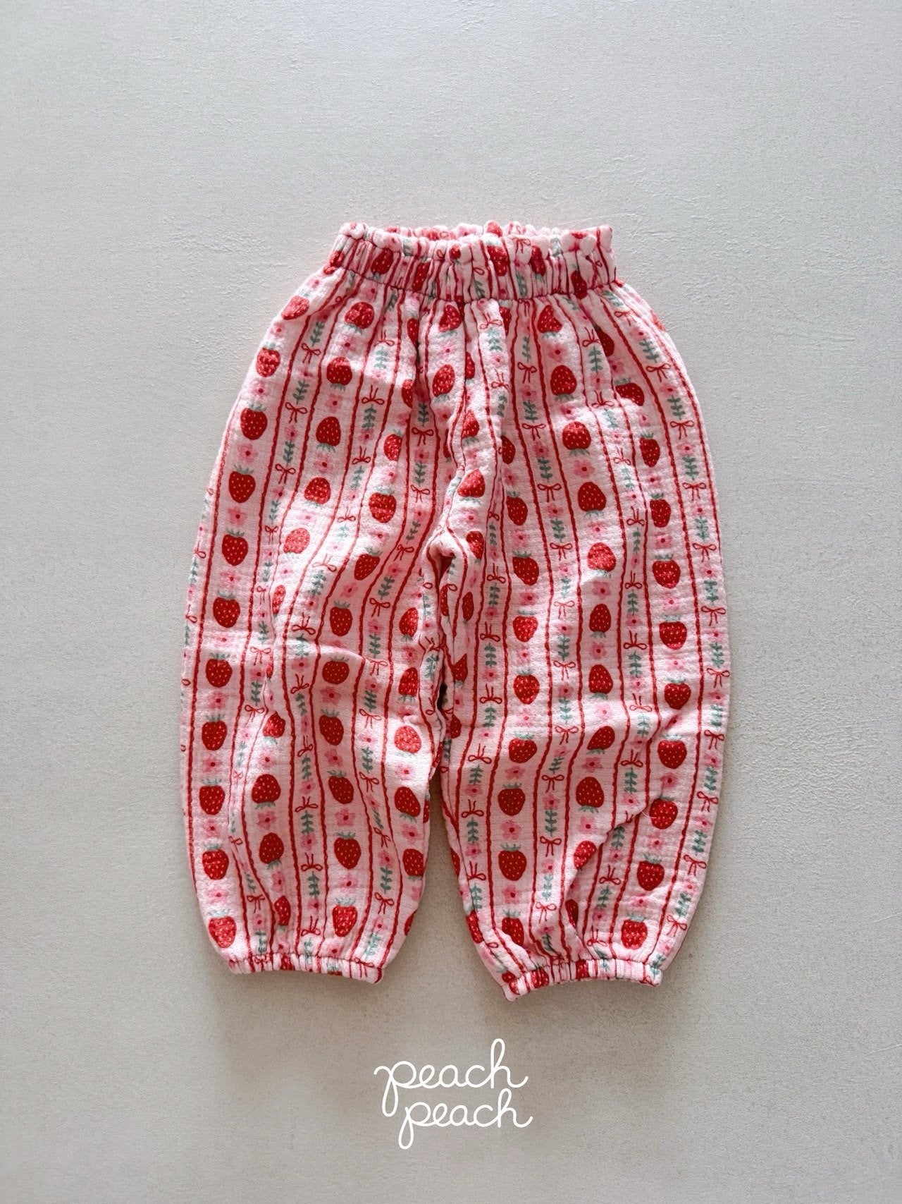 ［peach peach］Strawberry bonbon pants