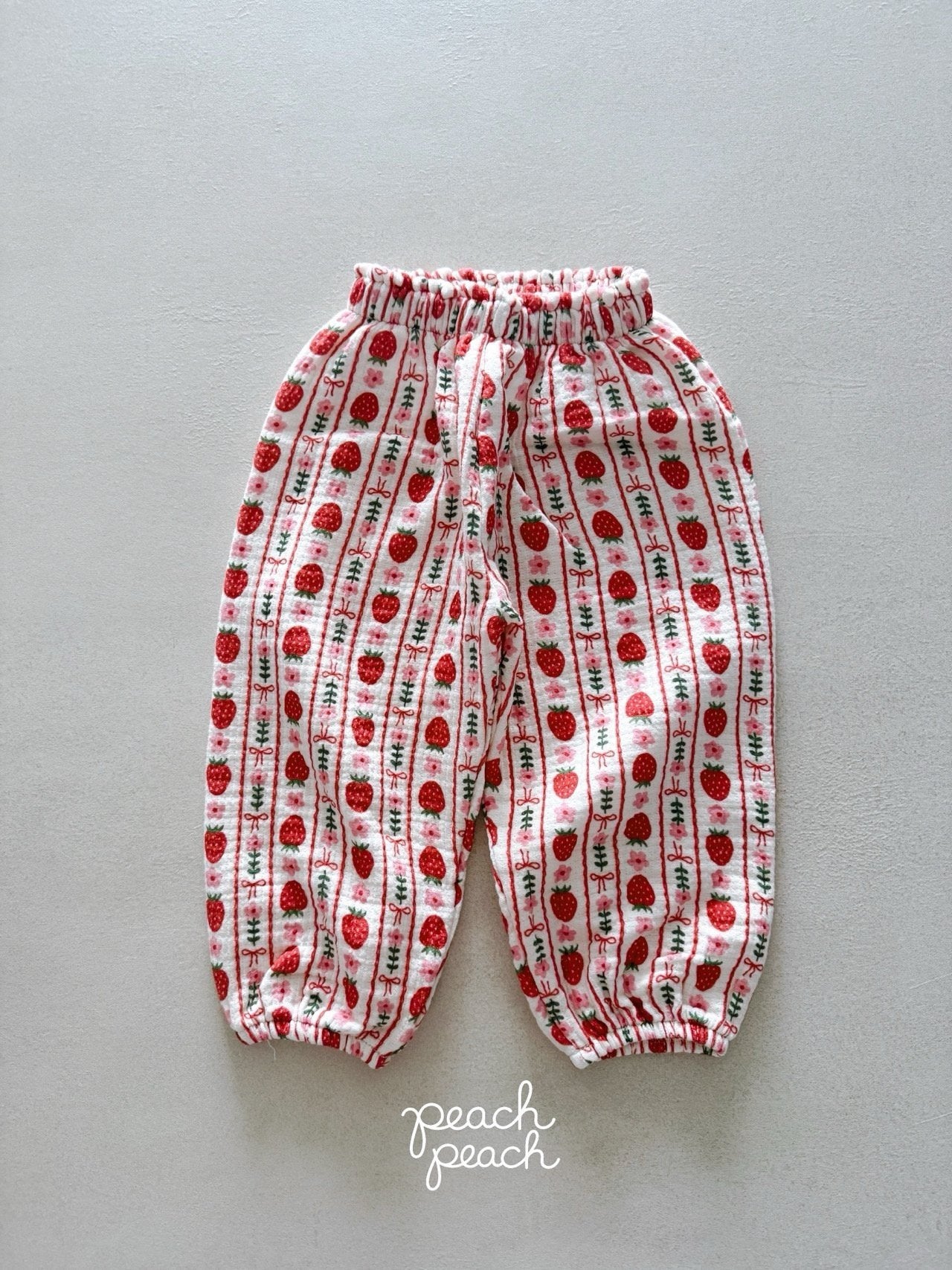 ［peach peach］Strawberry bonbon pants