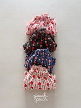 ［peach peach］Strawberry bonbon pants