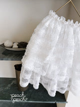 ［peach peach］Antique lace skirt