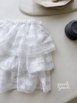 ［peach peach］Antique lace skirt