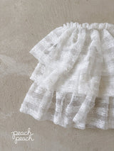 ［peach peach］Antique lace skirt