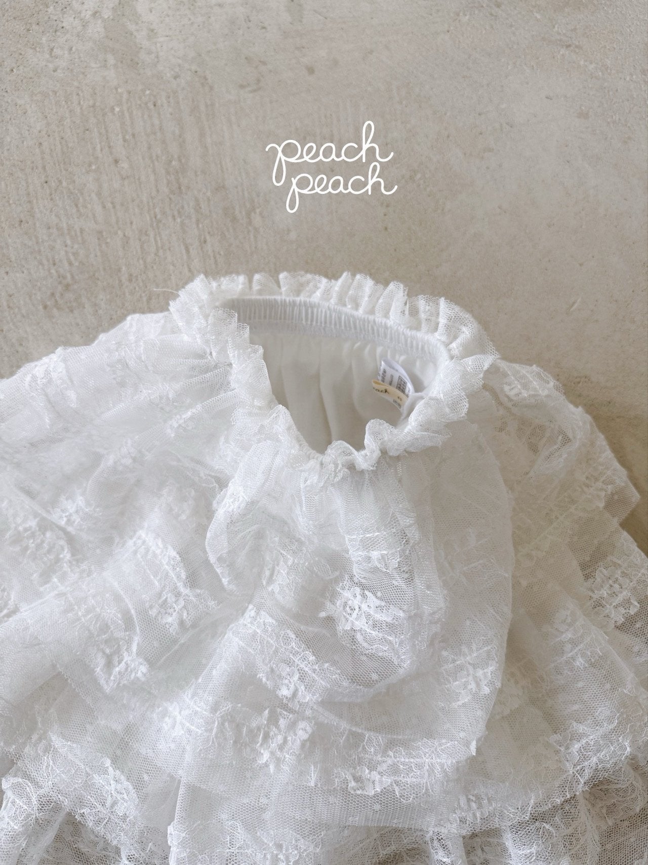 ［peach peach］Antique lace skirt