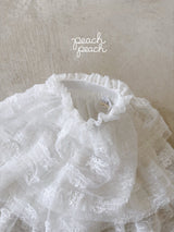 ［peach peach］Antique lace skirt