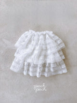 ［peach peach］Antique lace skirt