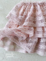 ［peach peach］Antique lace skirt
