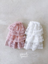 ［peach peach］Antique lace skirt