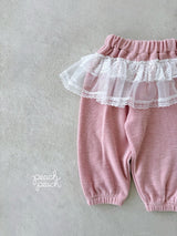 ［peach peach］Barbie lace tutu pants