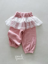 ［peach peach］Barbie lace tutu pants