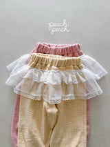 ［peach peach］Barbie lace tutu pants