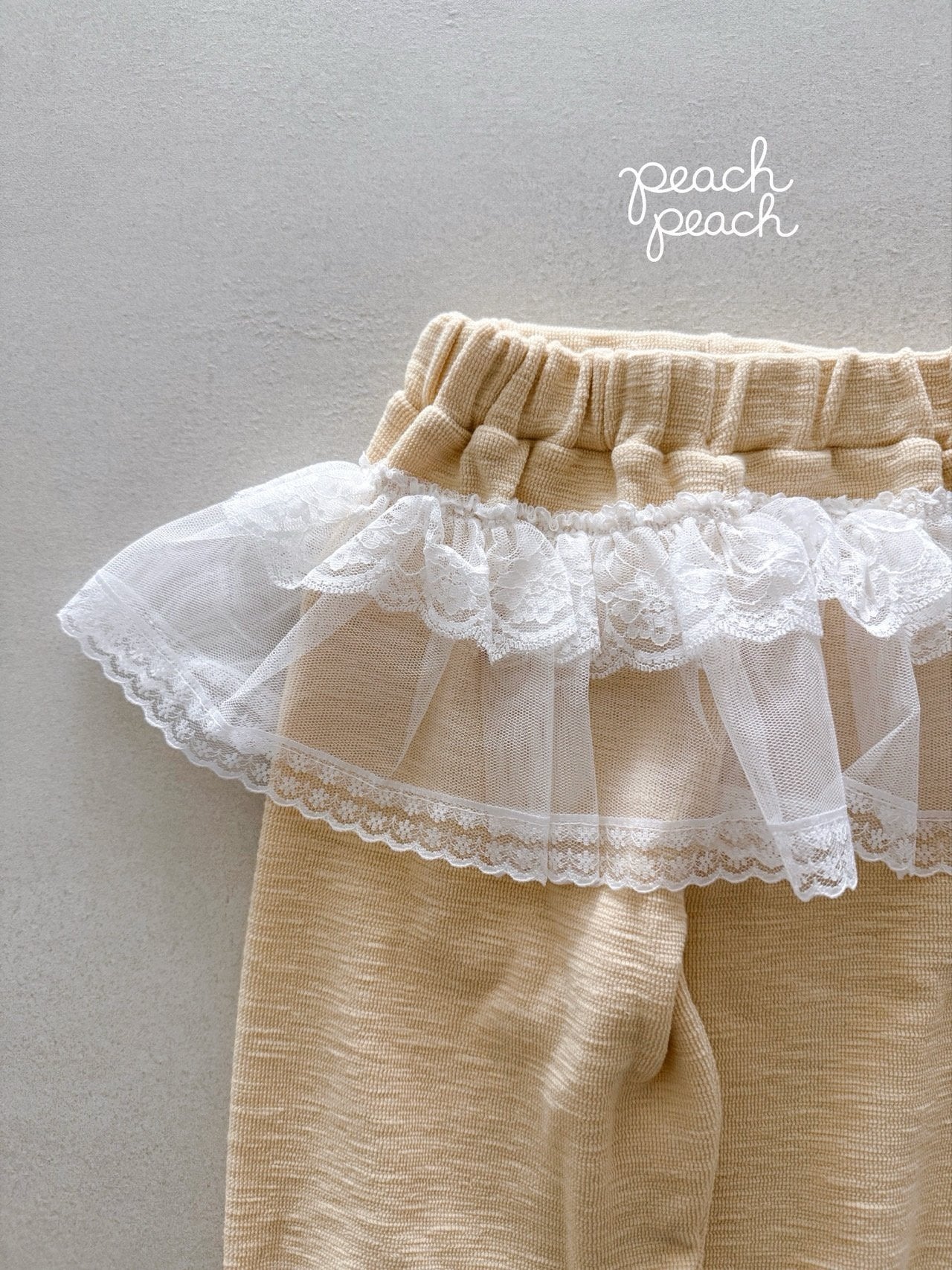［peach peach］Barbie lace tutu pants