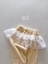 ［peach peach］Barbie lace tutu pants