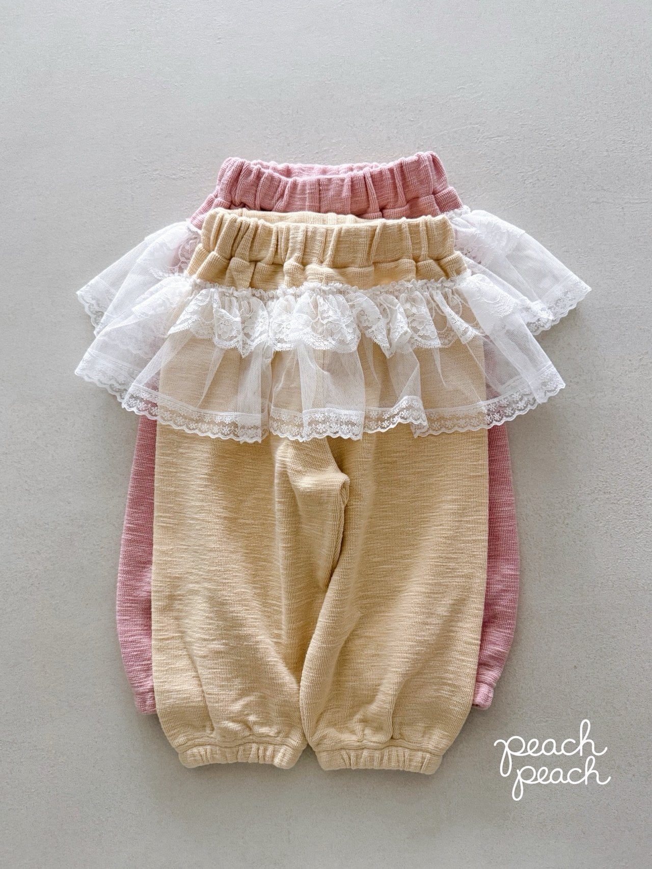 ［peach peach］Barbie lace tutu pants