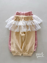［peach peach］Barbie lace tutu pants