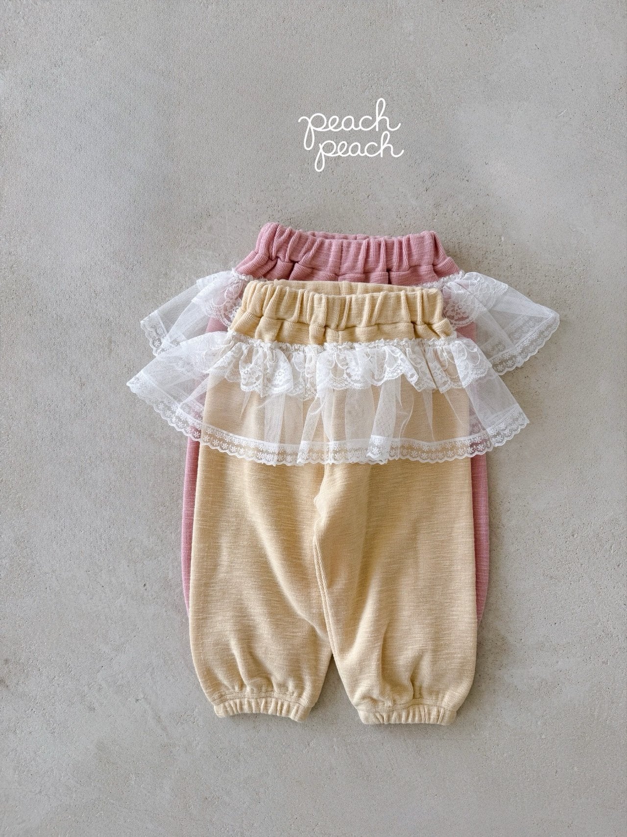 ［peach peach］Barbie lace tutu pants