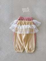 ［peach peach］Barbie lace tutu pants