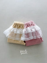 ［peach peach］Barbie lace tutu pants