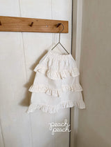 ［peach peach］Custard frill skirt
