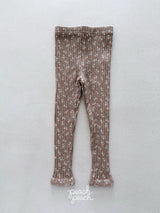 ［peach peach］Bouquet leggings