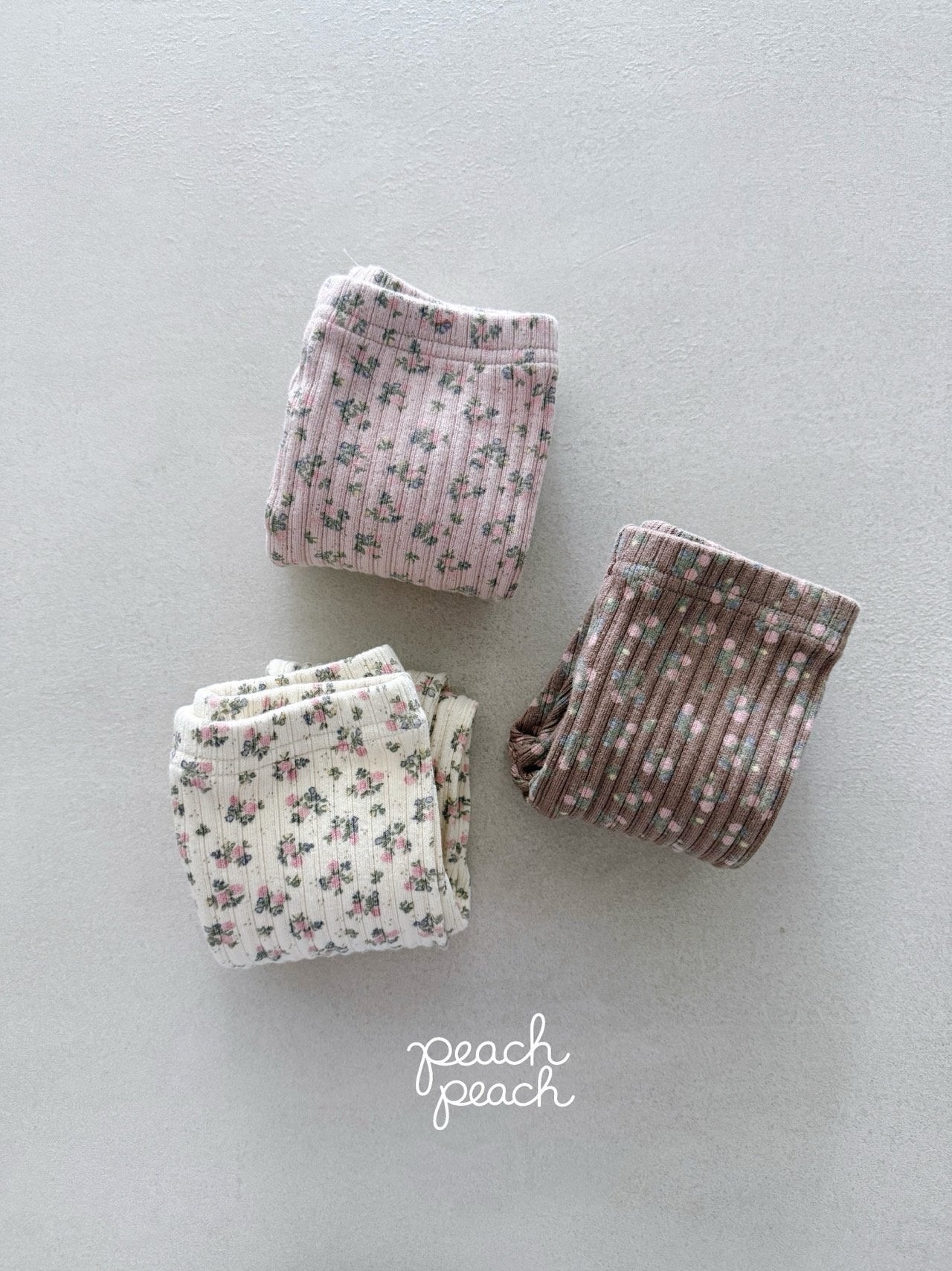 ［peach peach］Bouquet leggings