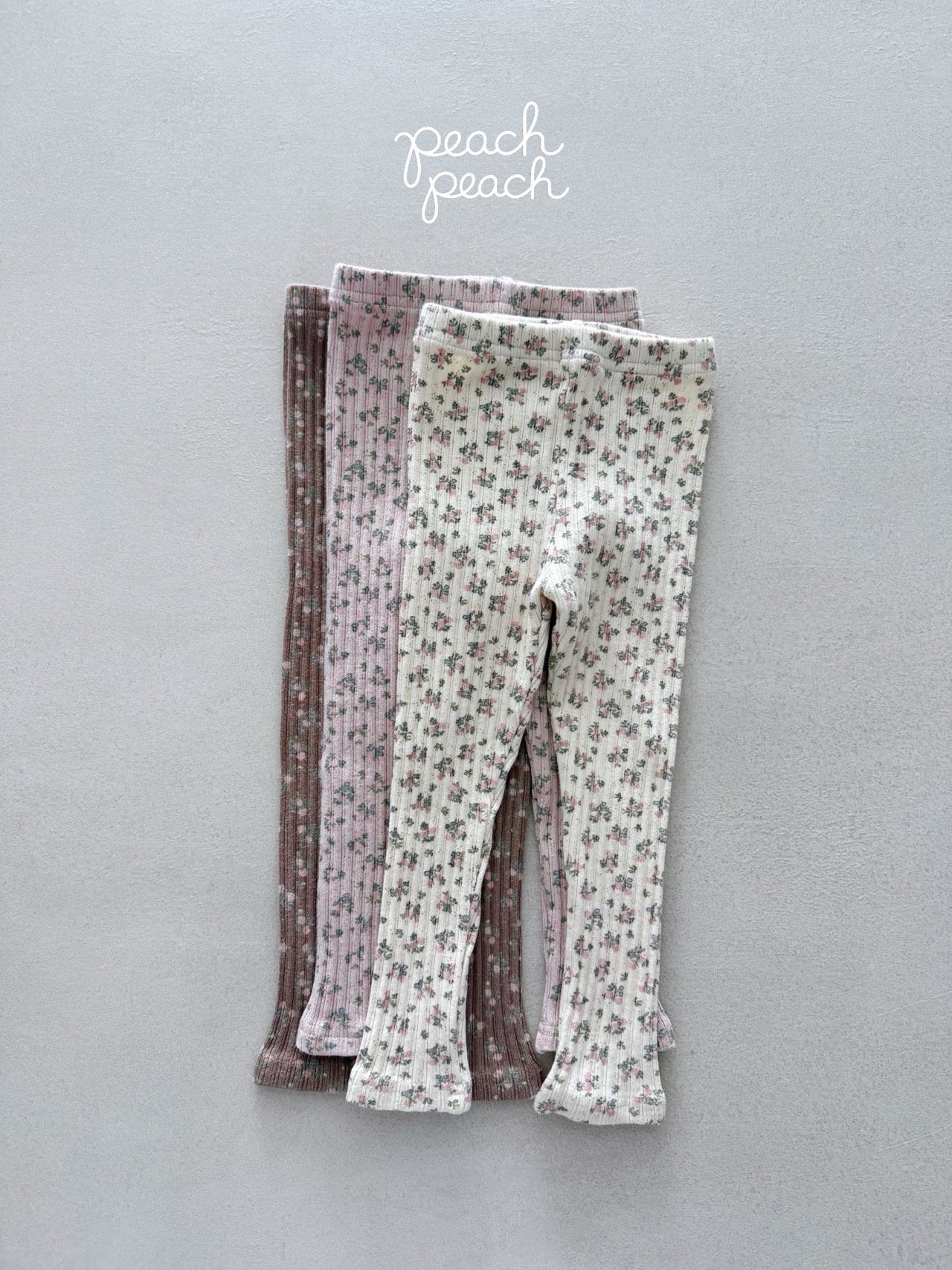 ［peach peach］Bouquet leggings