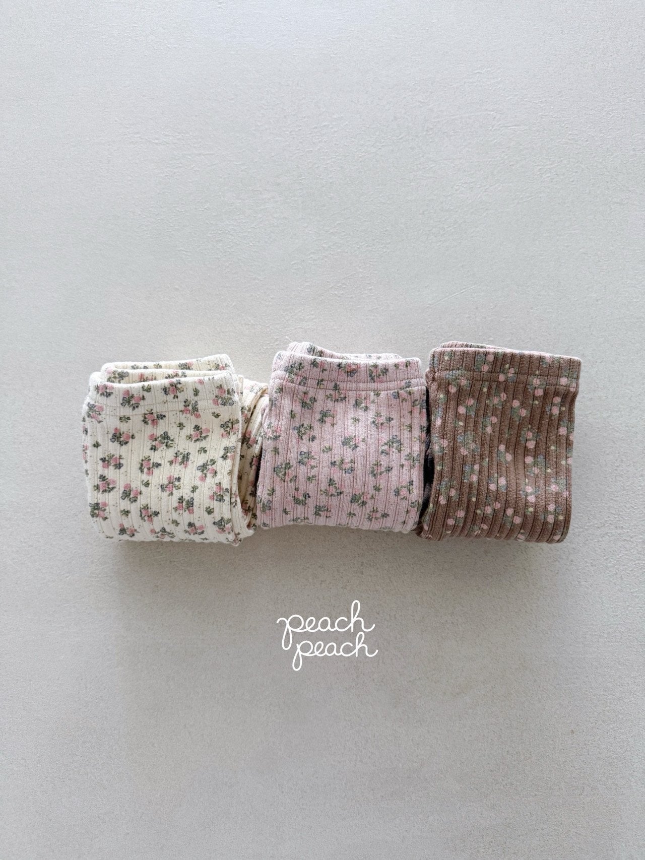 ［peach peach］Bouquet leggings