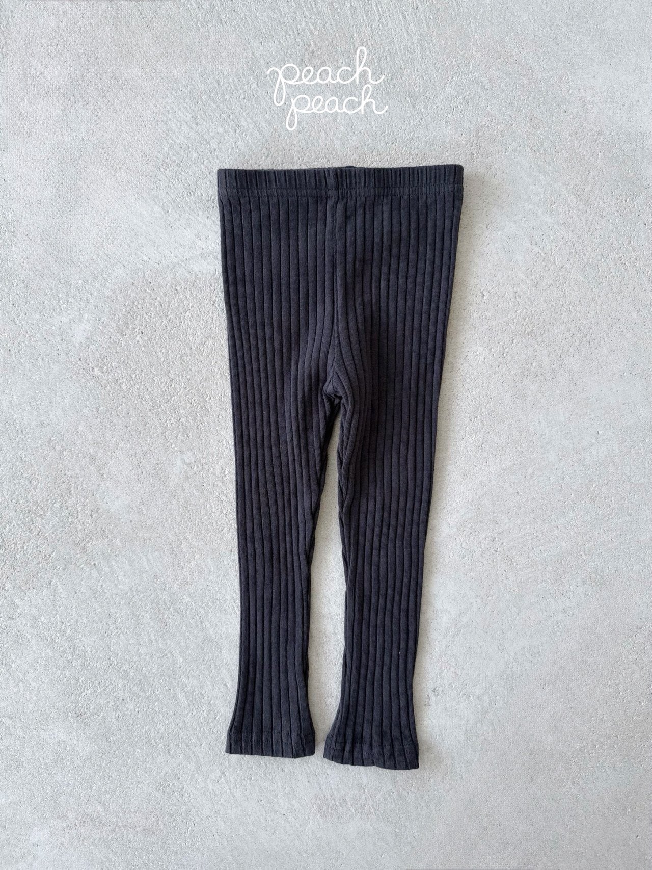 ［peach peach］Bonbon rib leggings