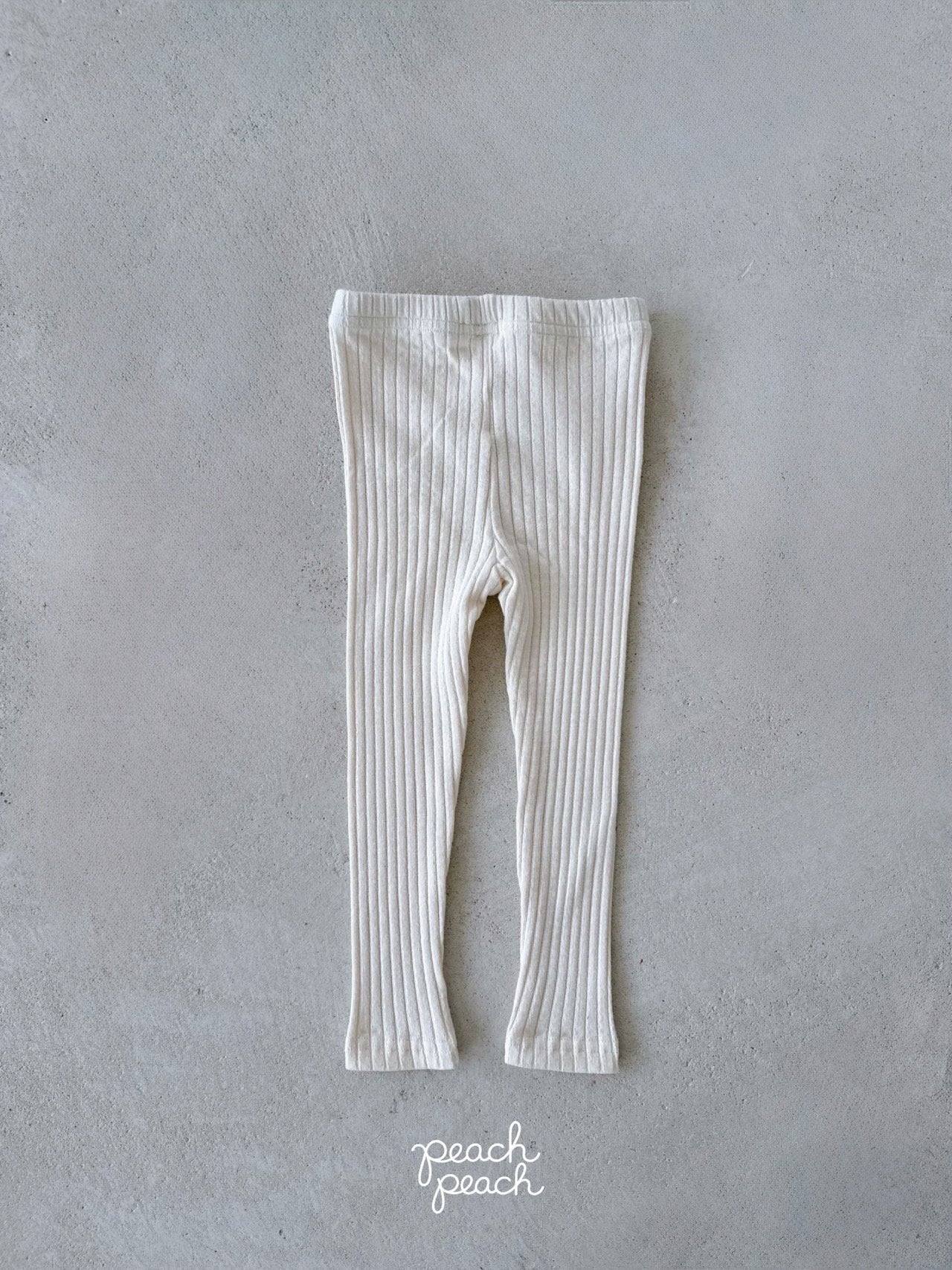 ［peach peach］Bonbon rib leggings