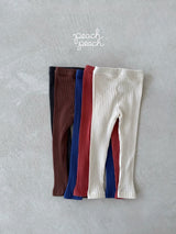 ［peach peach］Bonbon rib leggings