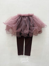 ［peach peach］Darling tutu leggings