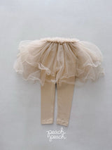 ［peach peach］Darling tutu leggings
